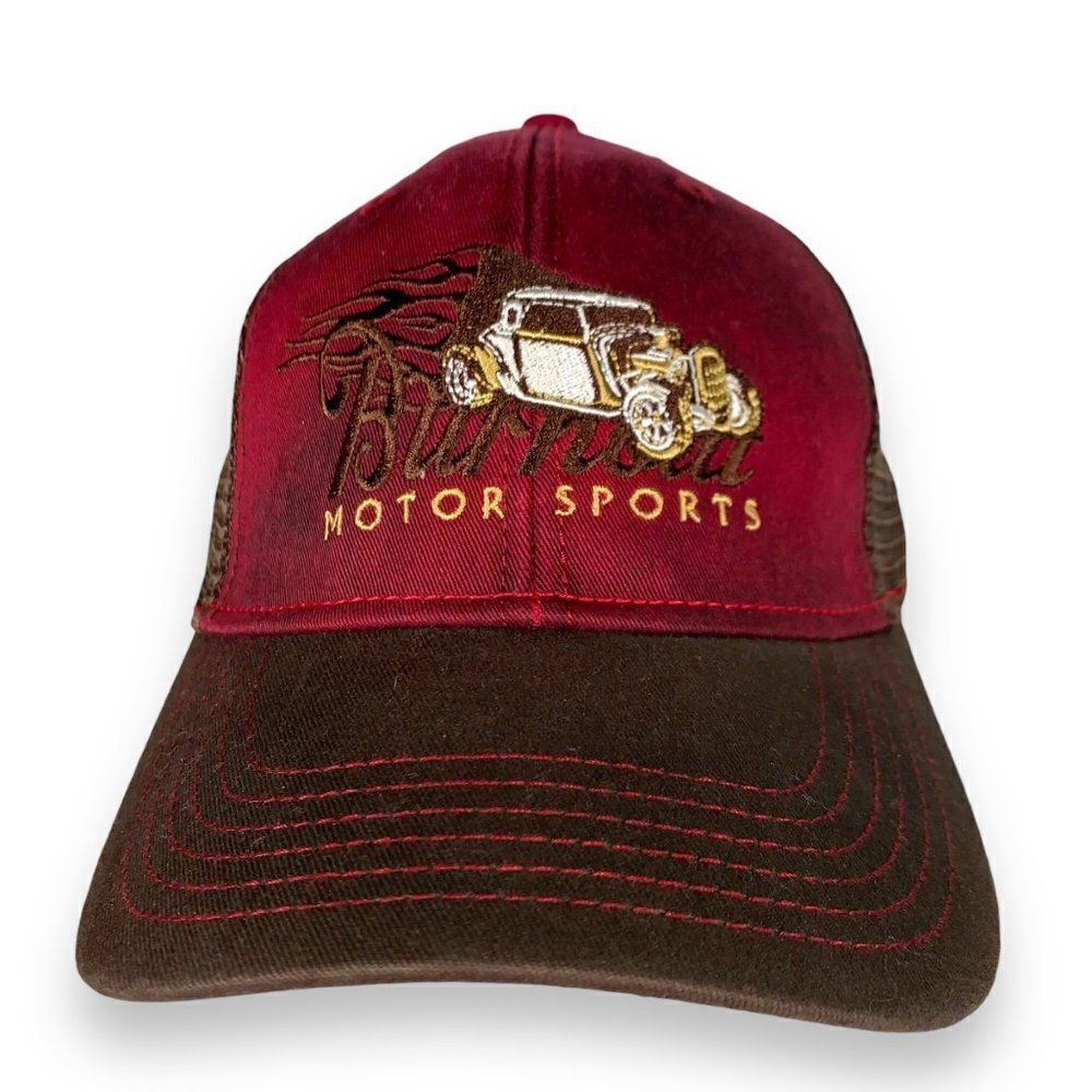 Burnout Motor Sports Classic Car Snapback Sample Adjustable OS